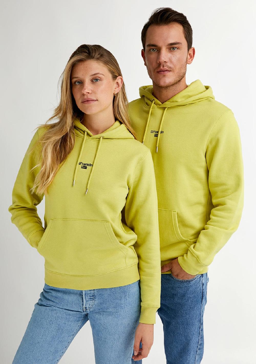 D.franklin Mid Logo Hoodie Linded Green / Black Último día