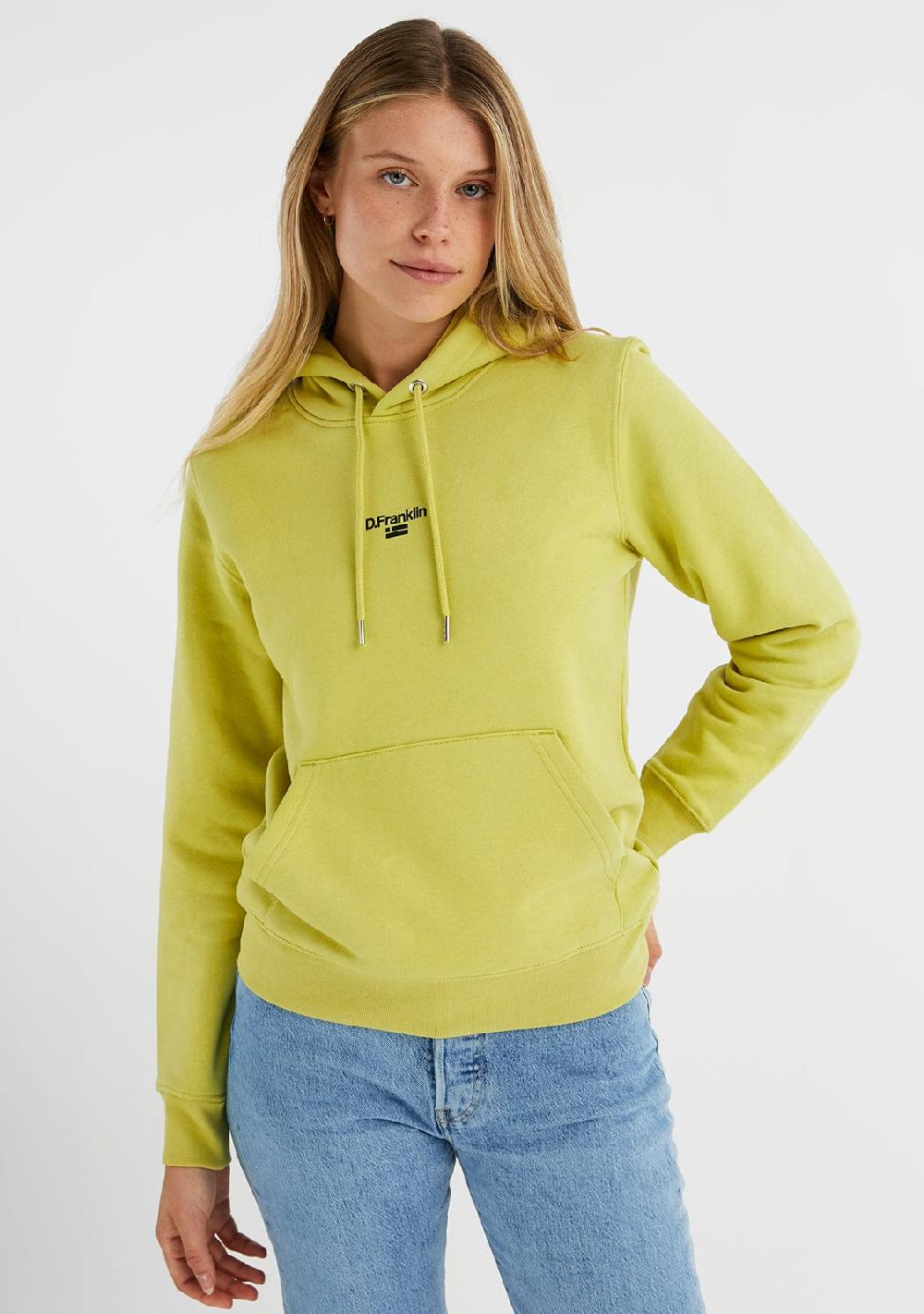D.franklin Mid Logo Hoodie Linded Green / Black Último día