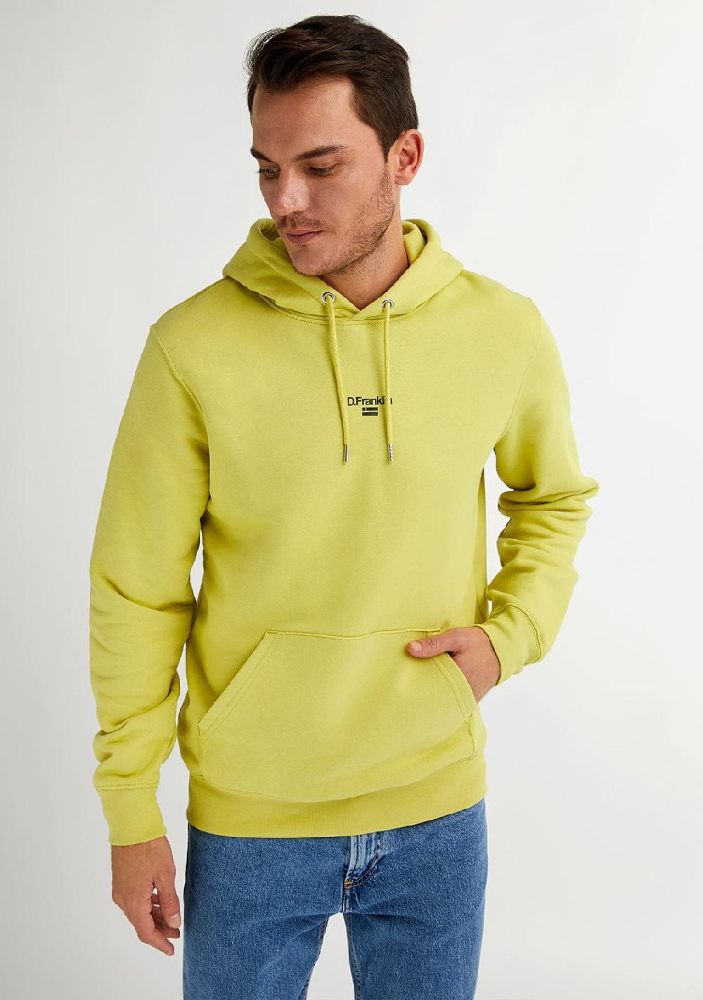 D.franklin Mid Logo Hoodie Linded Green / Black Último día