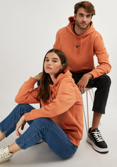 D.franklin Mid Logo Hoodie Volcano / Black