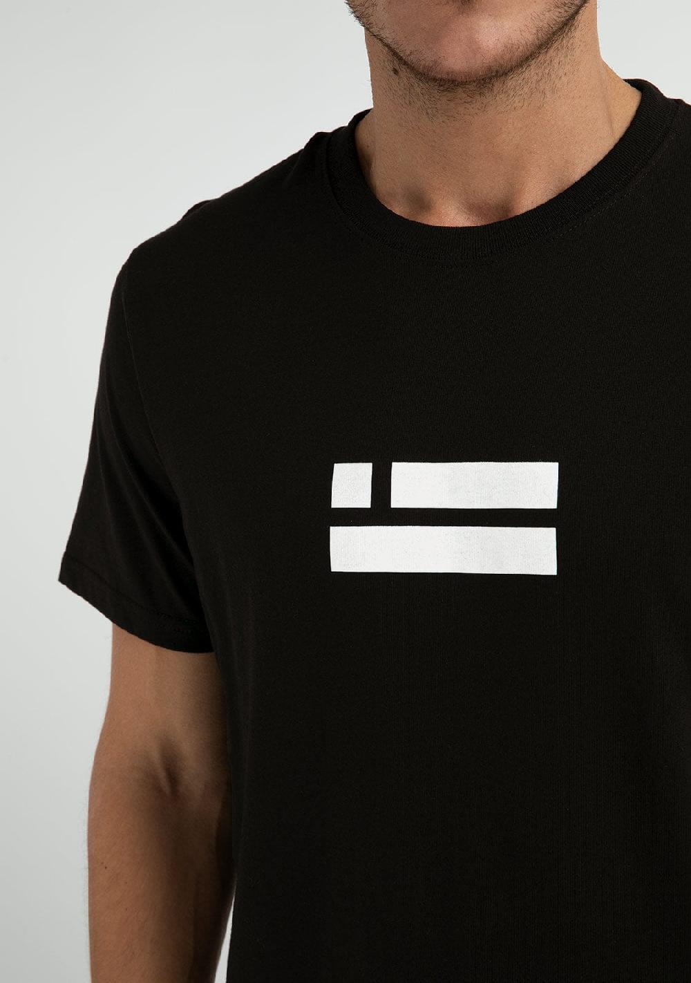 D.franklin Flag T-Shirt Black / White Precios de Black Friday