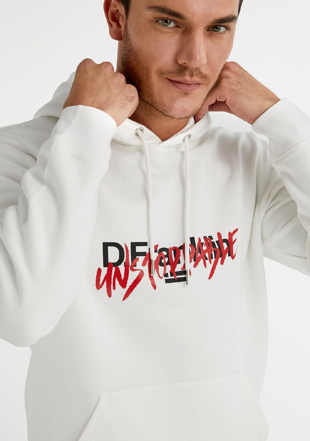 D.franklin Unstoppable Hoode White Descuentos del mes