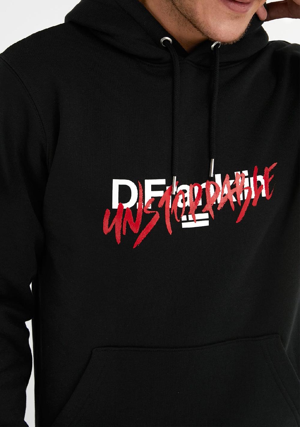 D.franklin Unstoppable Hoodie Black Oferta exclusiva