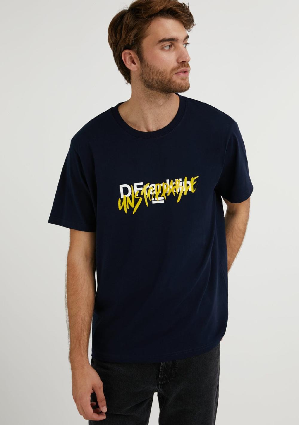 D.franklin Unstoppable T-Shirt Navy Descuento por venta flash