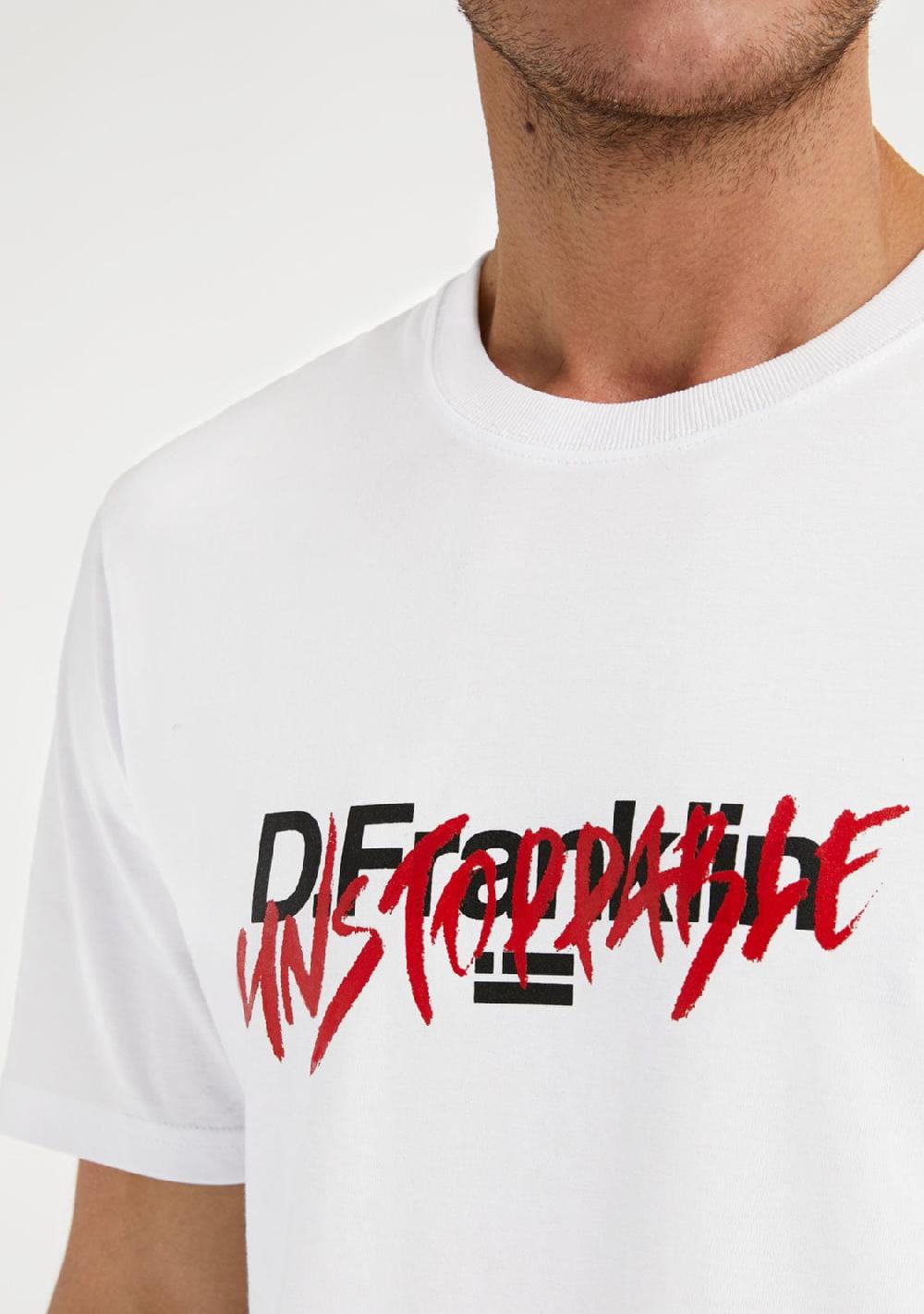 D.franklin Unstoppable T-Shirt White Ofertas de temporada