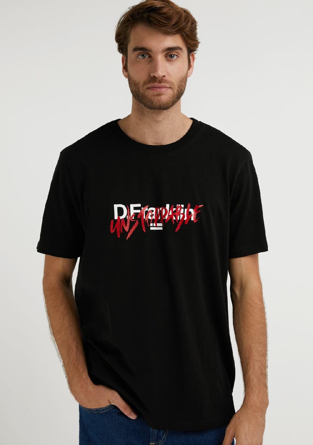 D.franklin Unstoppable T-Shirt Black Ofertas especiales