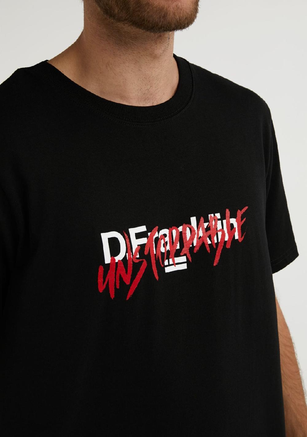 D.franklin Unstoppable T-Shirt Black Ofertas especiales