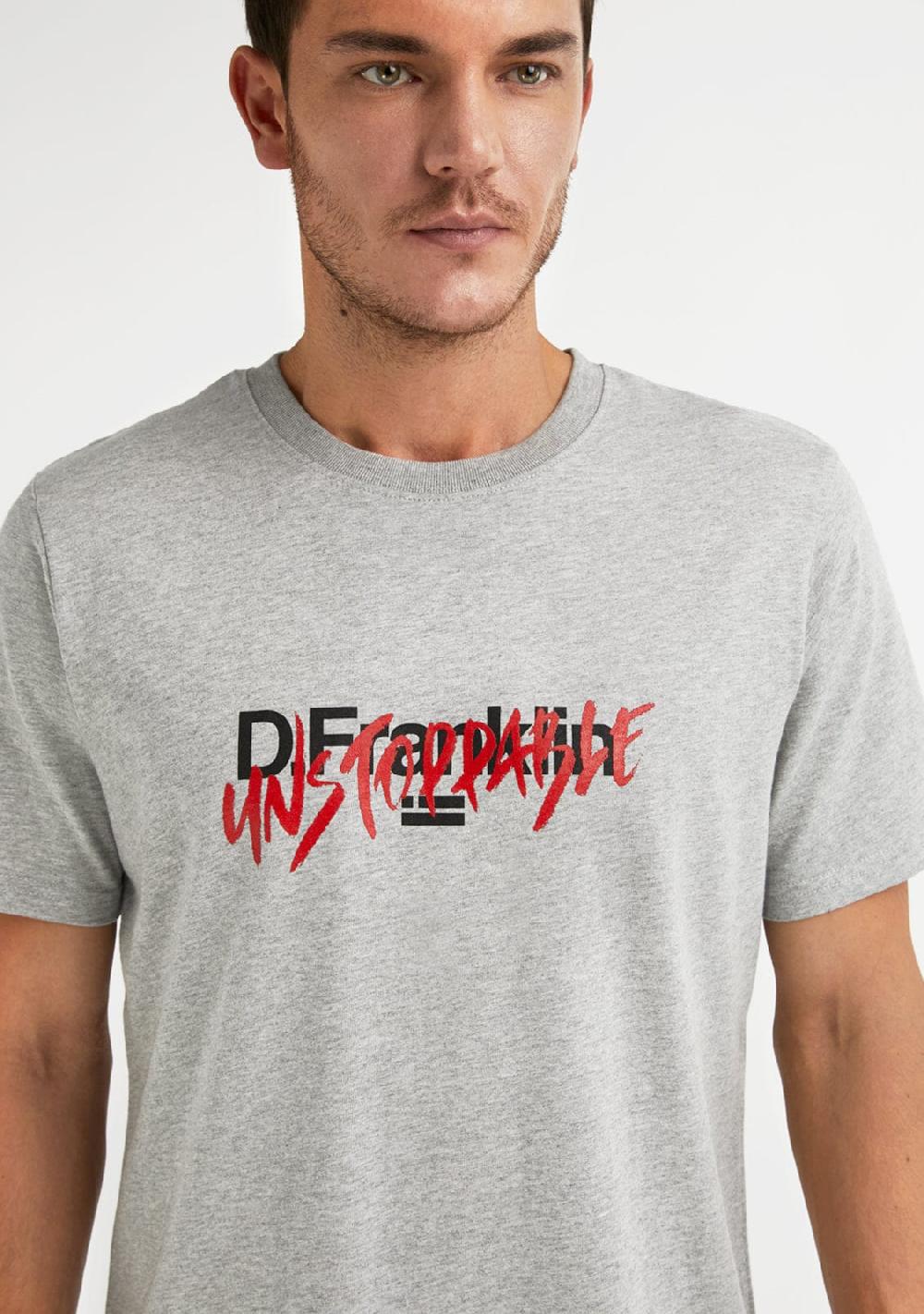 D.franklin Unstoppable T-Shirt Grey Grandes ahorros