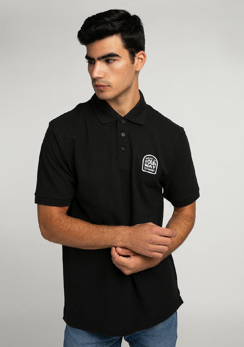 D.franklin Polo Wear It Black Ofertas