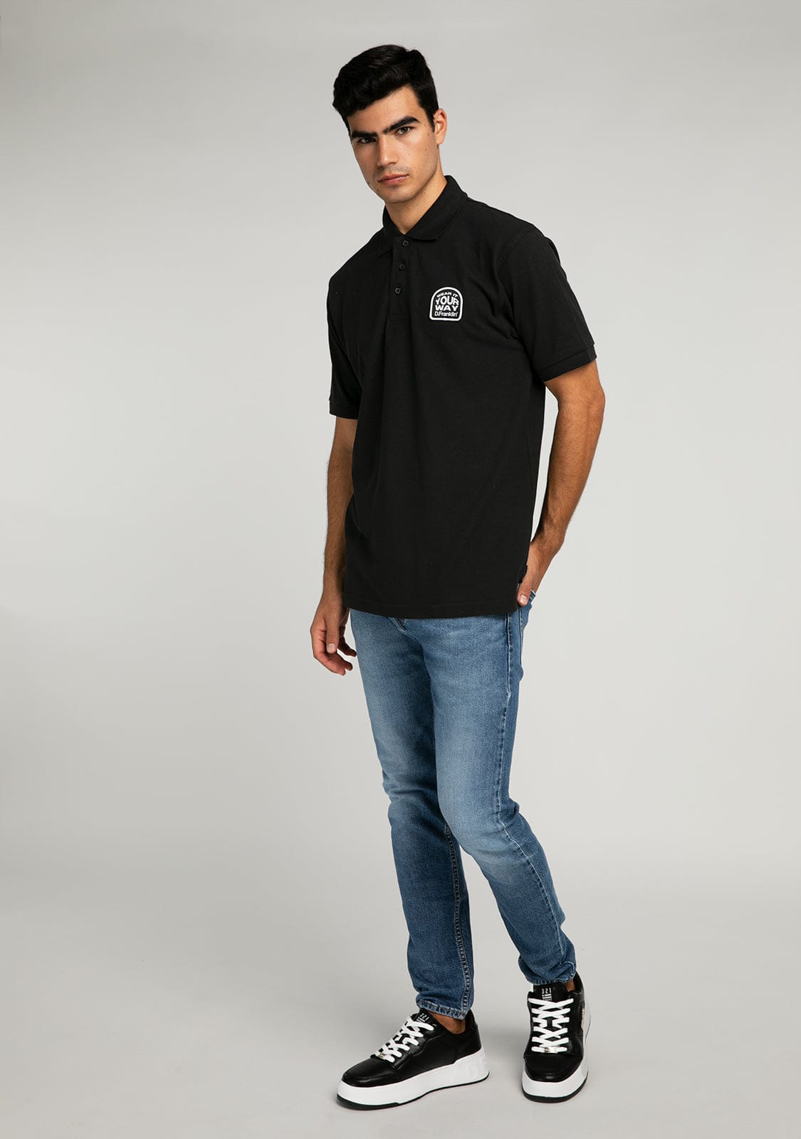 D.franklin Polo Wear It Black Ofertas