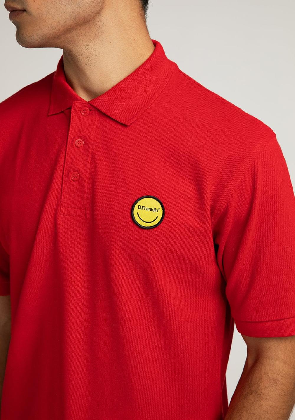 D.franklin Polo Smiley Red Ventas relámpago