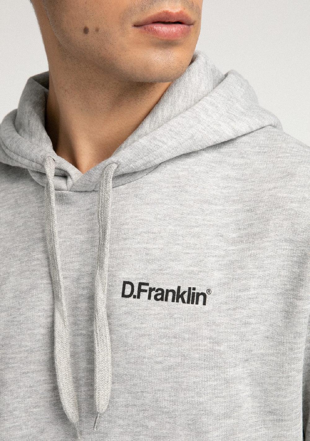D.franklin Hoodie D.Franklin Black / Grey Rebajas top