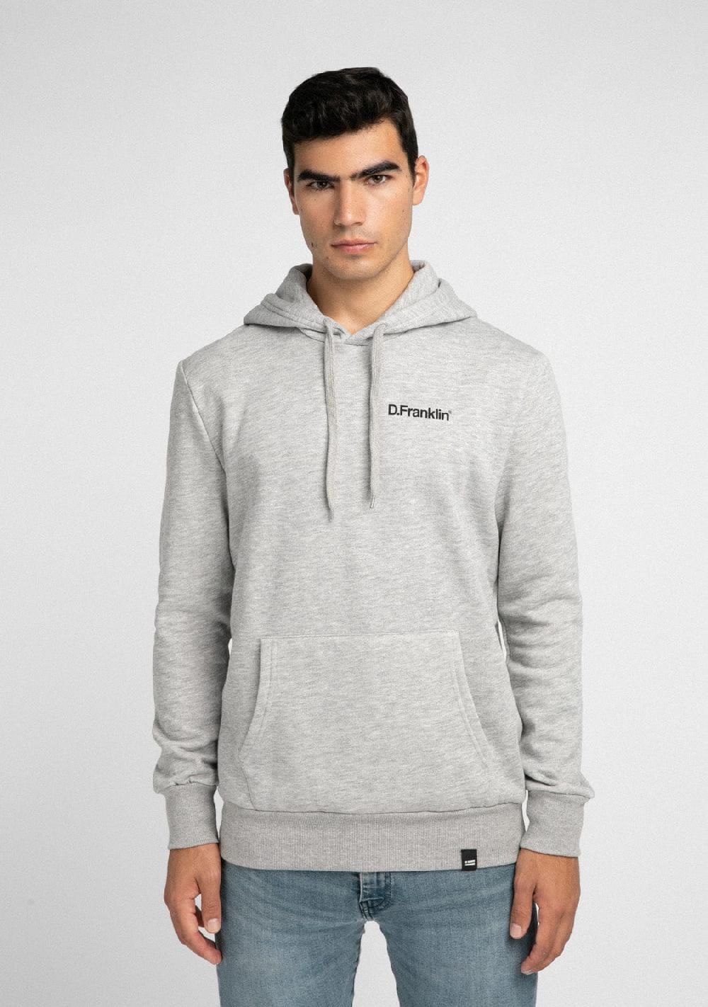 D.franklin Hoodie D.Franklin Black / Grey Rebajas top