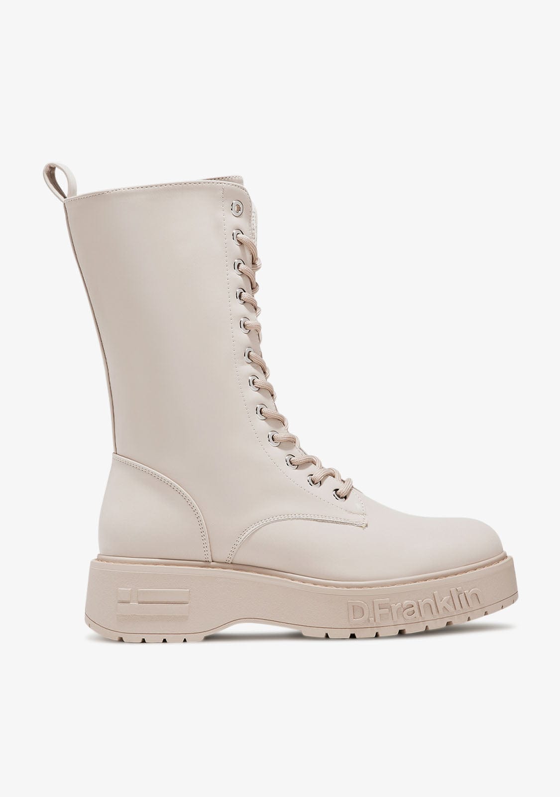D.franklin Gumme Track High Basic Soft / Beige Devoluciones gratuitas