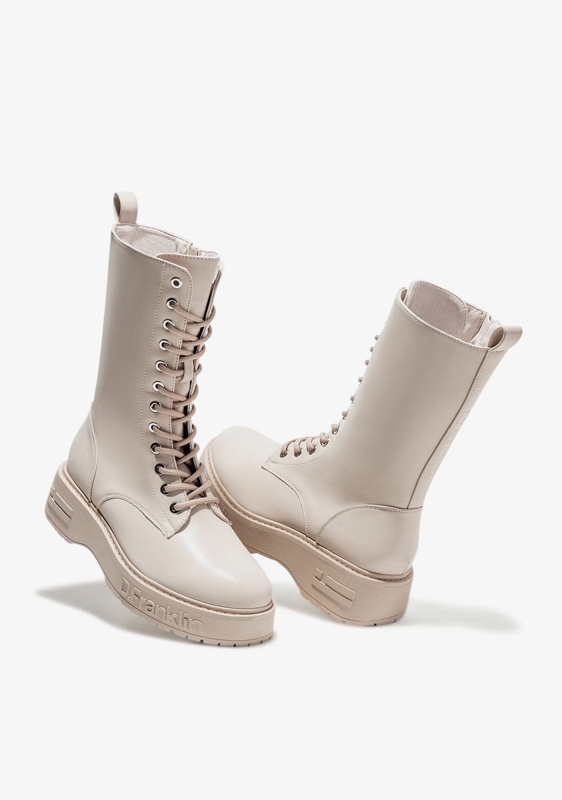 D.franklin Gumme Track High Basic Soft / Beige Devoluciones gratuitas