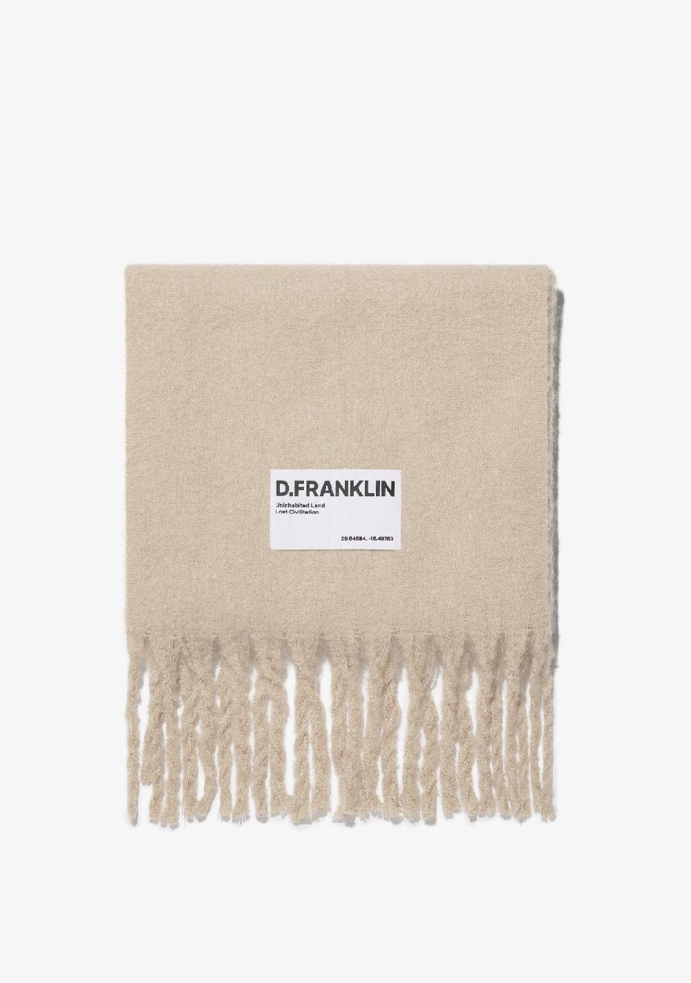 D.franklin Nordic Basic Scarf Taupe 2025