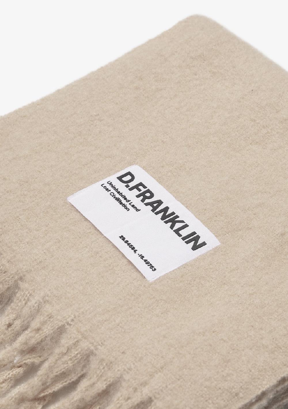 D.franklin Nordic Basic Scarf Taupe 2025
