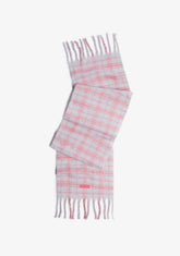 D.franklin Nordic Bomb Plaid Scarf Grey Outlet