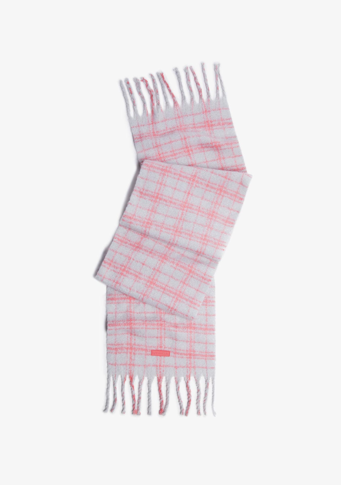 D.franklin Nordic Bomb Plaid Scarf Grey Outlet