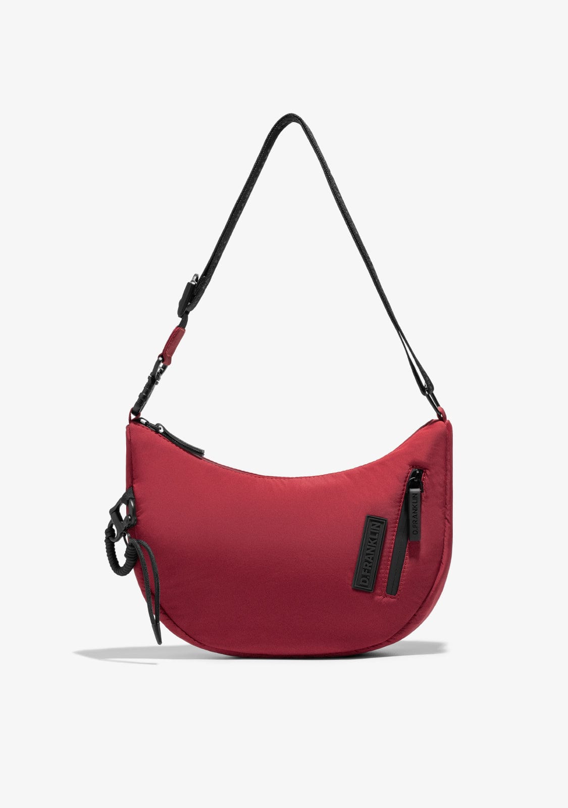 D.franklin Round Nylon Crossbody Bag Red Ofertas
