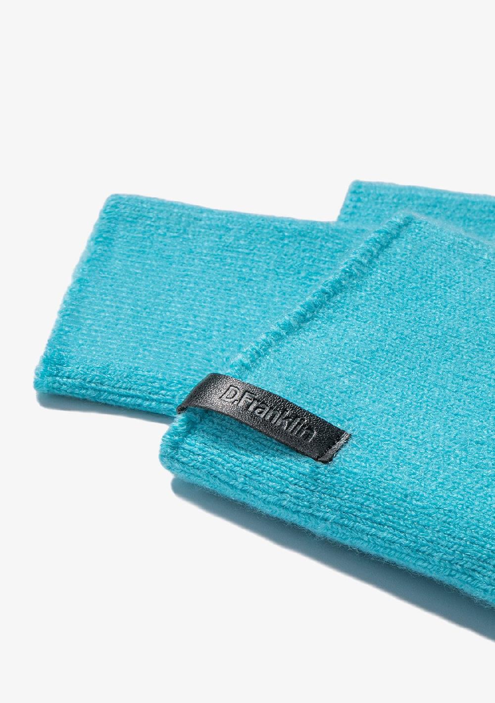 D.franklin Nordic TRK Knitted Fingerless Gloves Teal Los más vendidos