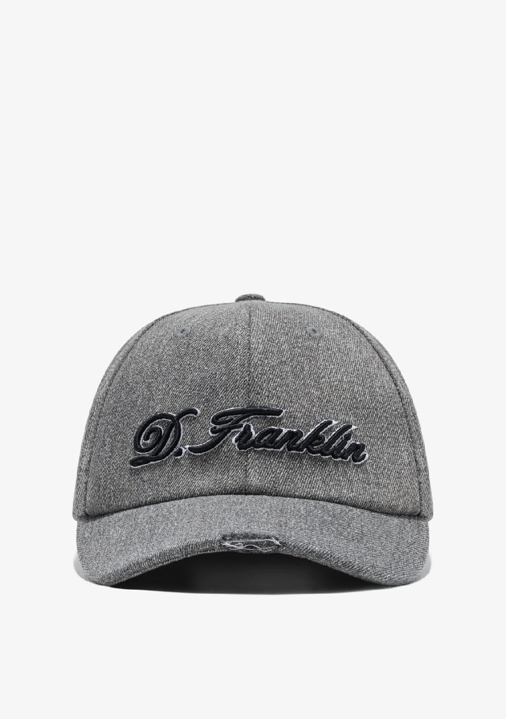 D.franklin Logo Denim Cap Black Tienda