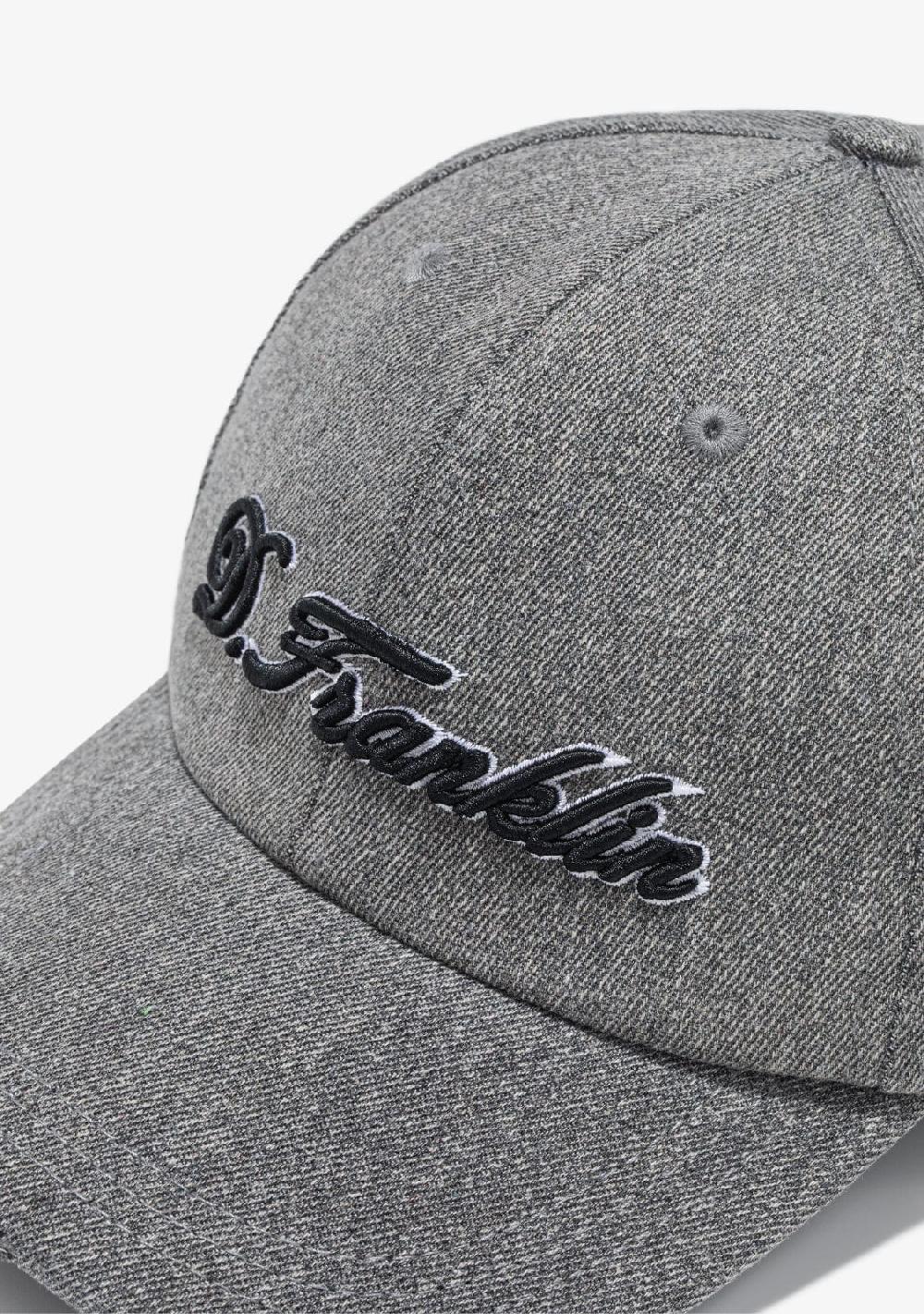 D.franklin Logo Denim Cap Black Tienda