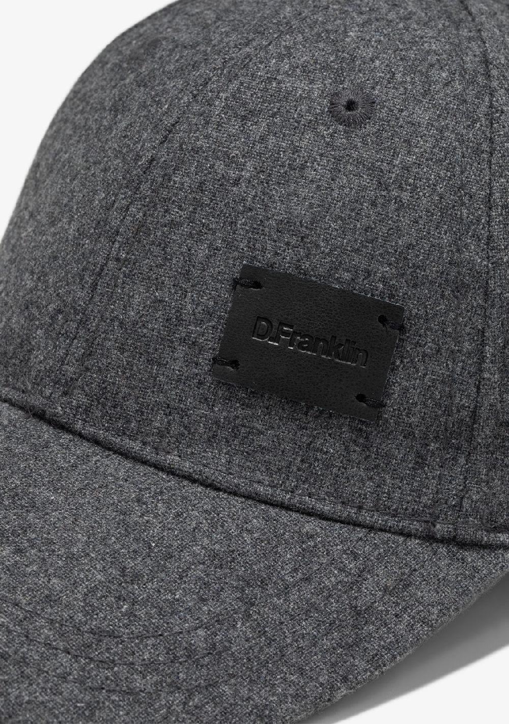 D.franklin Basic Wool Cap Dark Grey Rebajas top