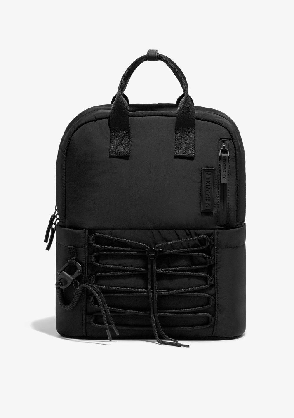 D.franklin Multi-Pocket Nylon Backpack Black Envío gratis