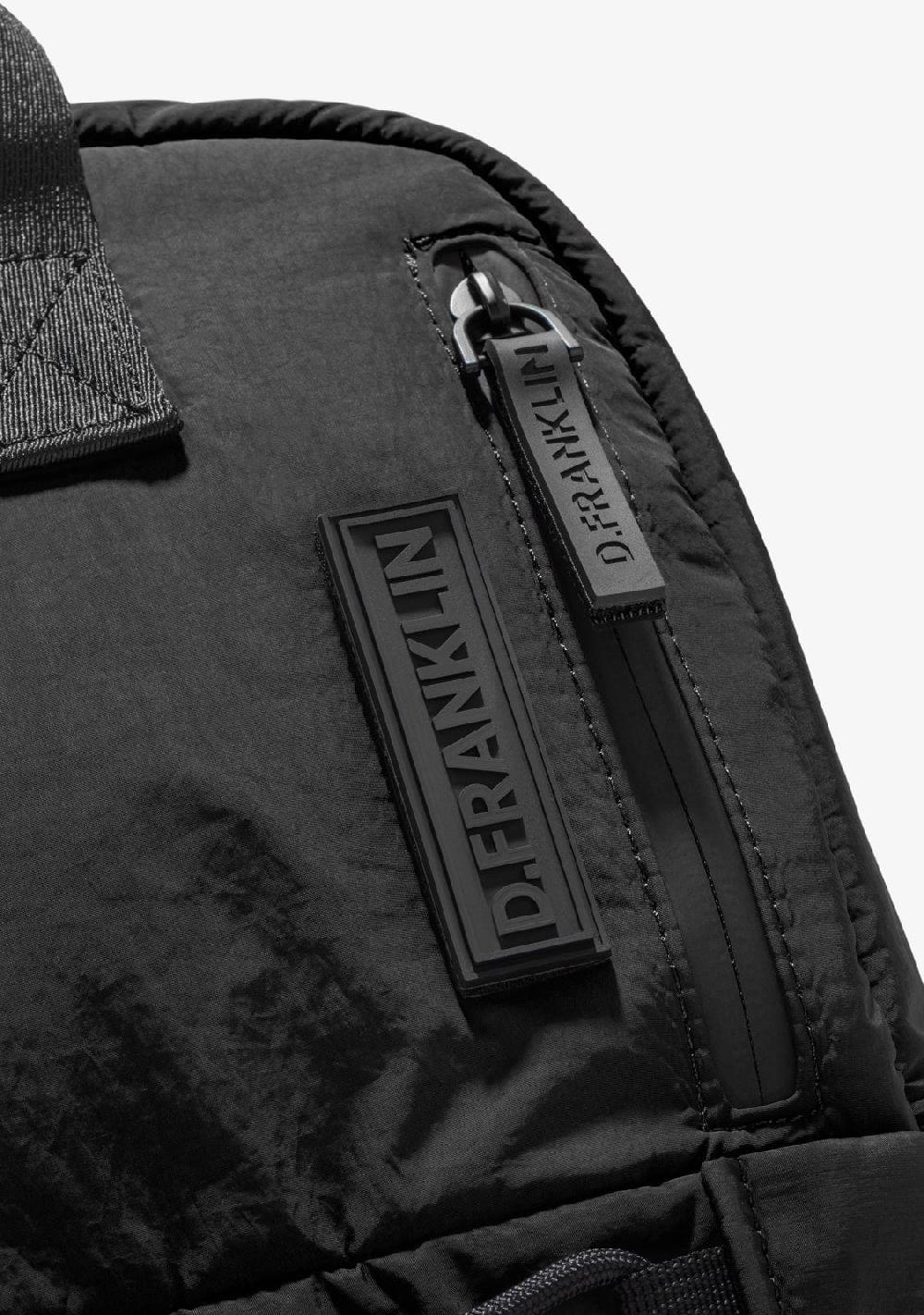 D.franklin Multi-Pocket Nylon Backpack Black Envío gratis