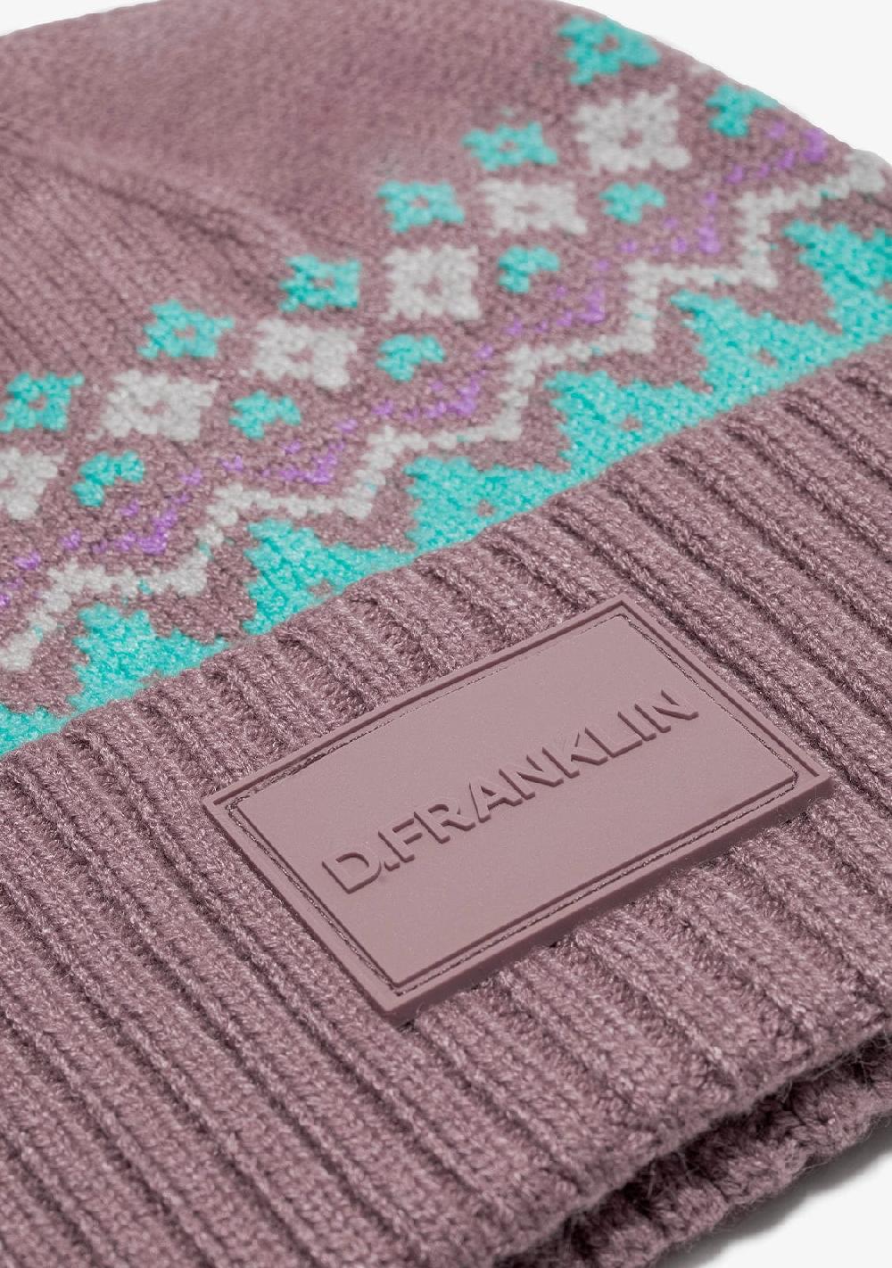 D.franklin Nordic TRK Fair Isle Beanie Pink COMPRAR AHORA