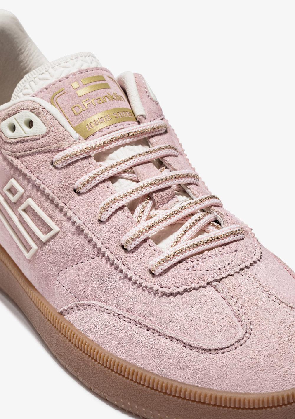D.franklin Pink / Gold Metal Tip Shoelaces ÚLTIMAS EDICIONES