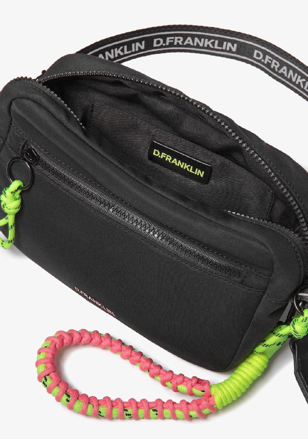 D.franklin Bomb Crossbody Bag Black Solo hoy