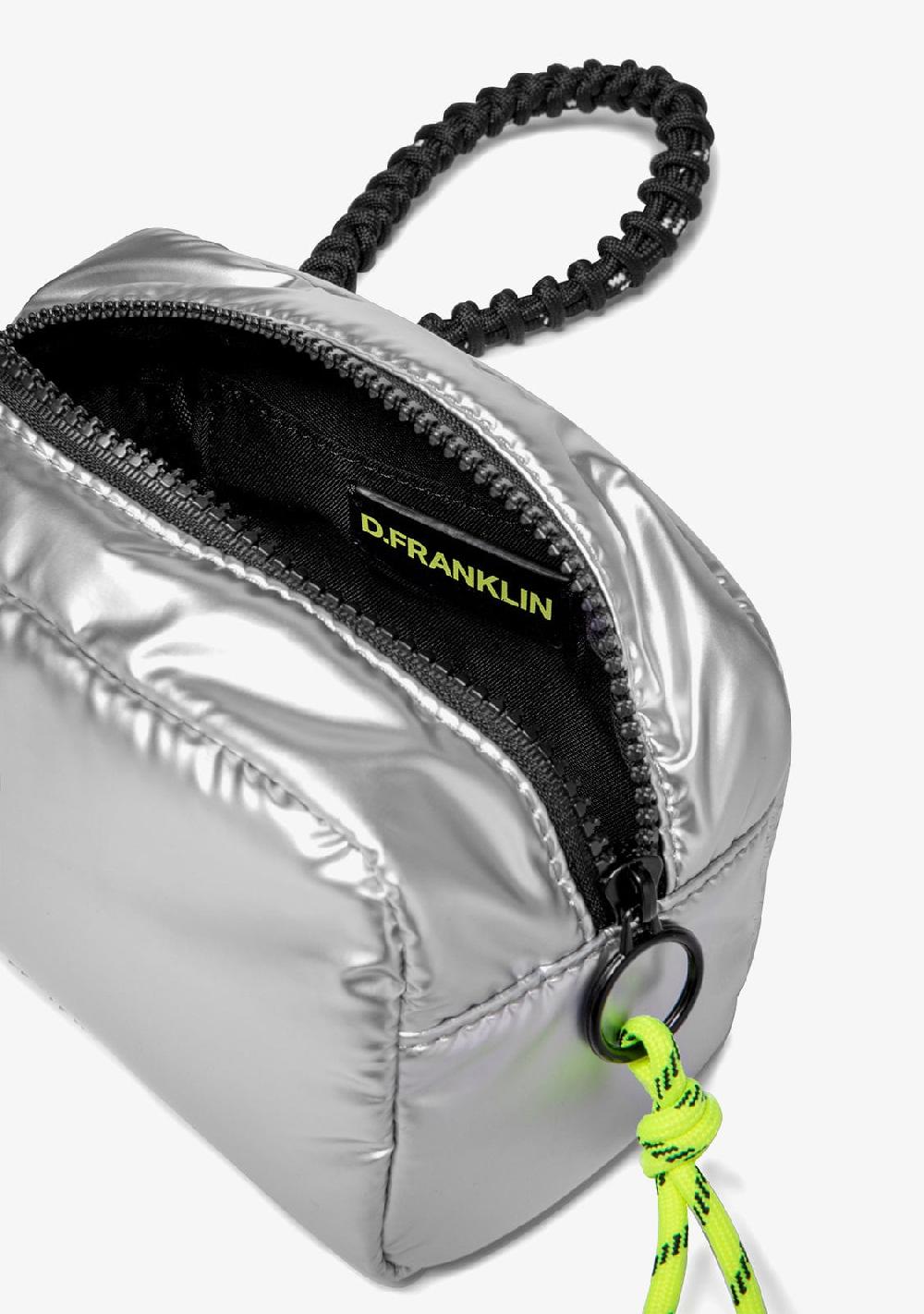 D.franklin Bomb Beauty Bag Silver Grandes descuentos