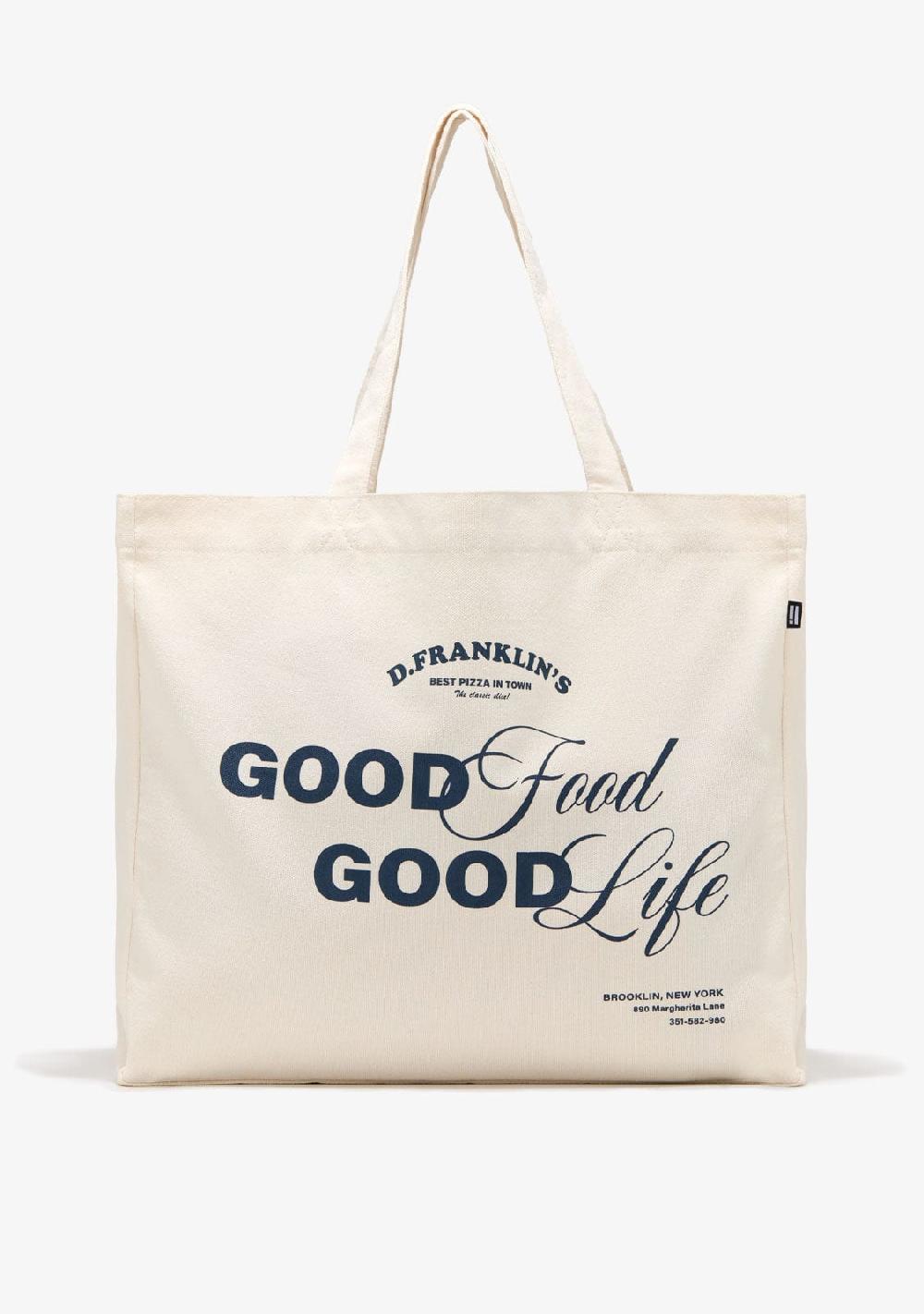D.franklin Good Life Tote Bag Natural Liquidación