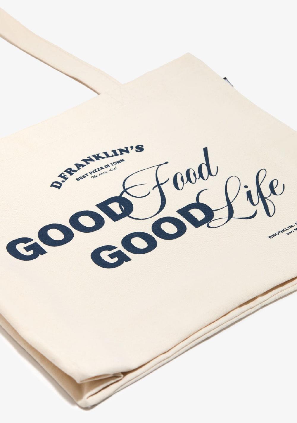 D.franklin Good Life Tote Bag Natural Liquidación