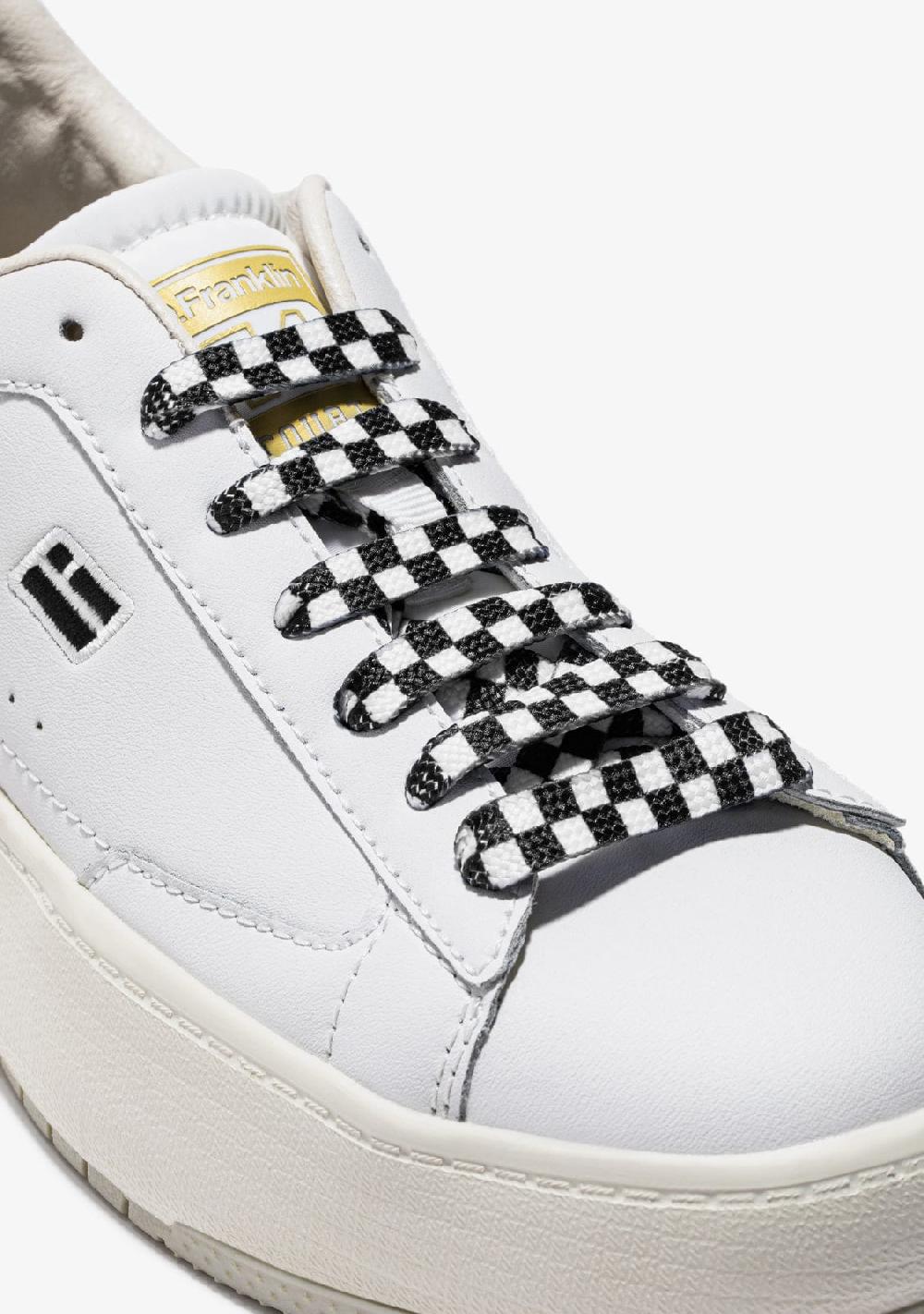 D.franklin Urban Check Shoelaces Black / White Envío internacional gratuito