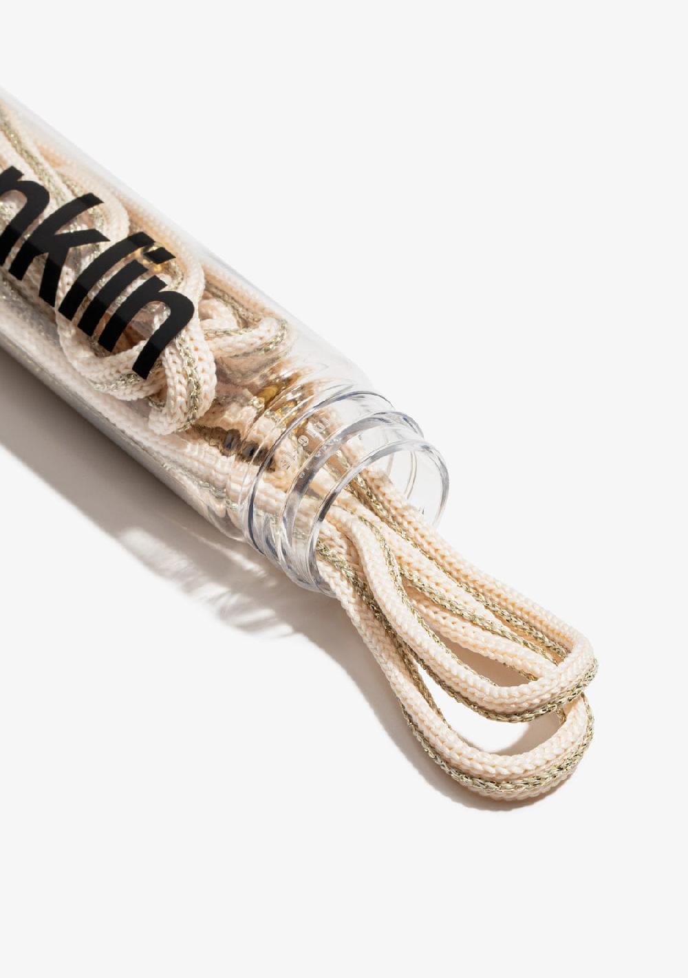 D.franklin Yellow / Gold Metal Tip Shoelaces Tienda de fábrica
