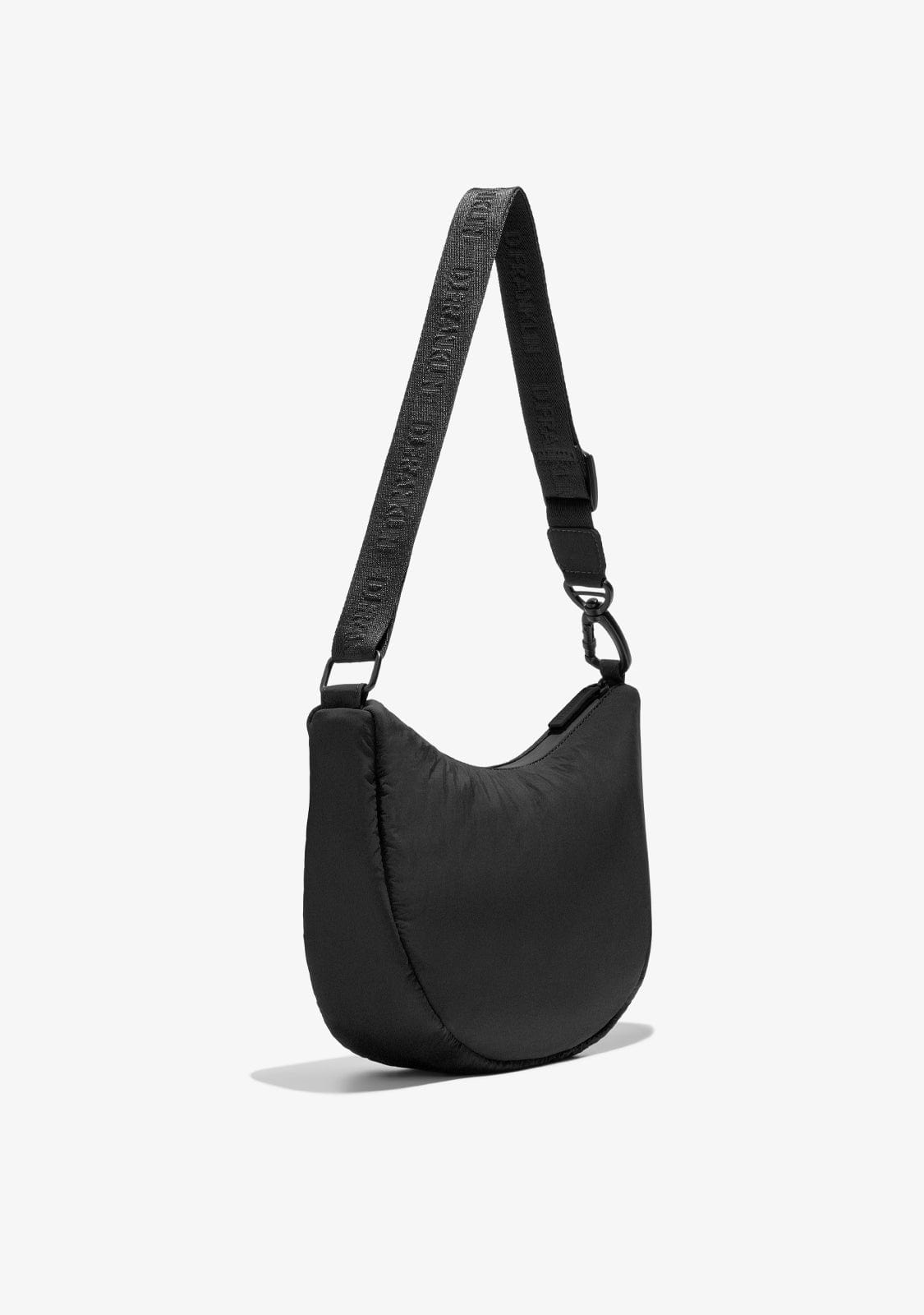 D.franklin Round Nylon Crossbody Bag Black Limitado a 3 días