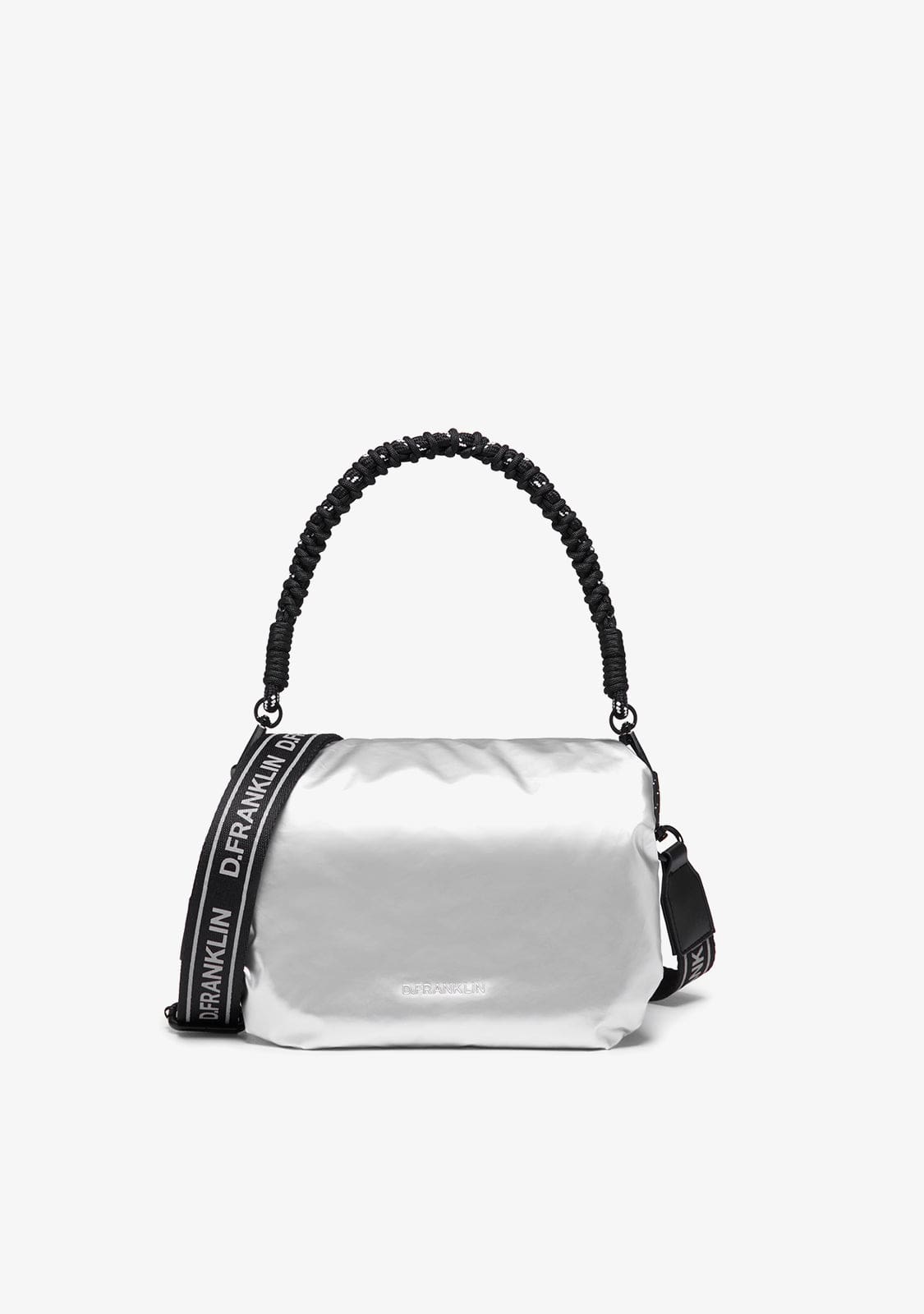 D.franklin Bomb Flap Crossbody Bag Silver Precios de Black Friday