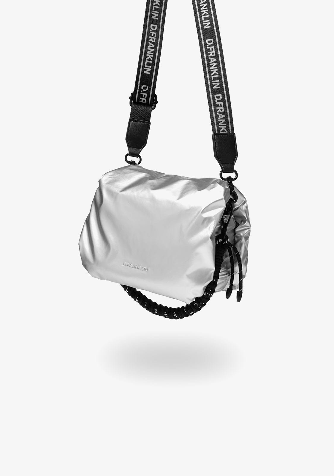 D.franklin Bomb Flap Crossbody Bag Silver Precios de Black Friday