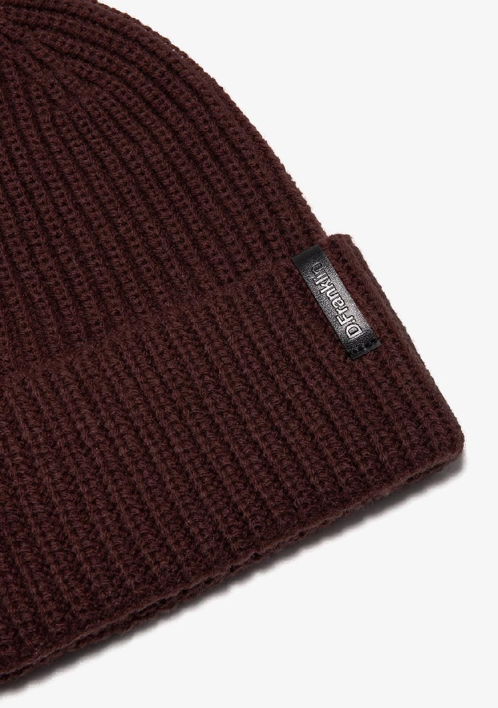 D.franklin Nordic Basic Fisherman Beanie Brown Grandes ahorros