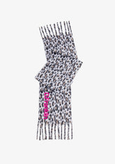 D.franklin Nordic TRK Leopard Scarf Grey Rebajas de fin de temporada