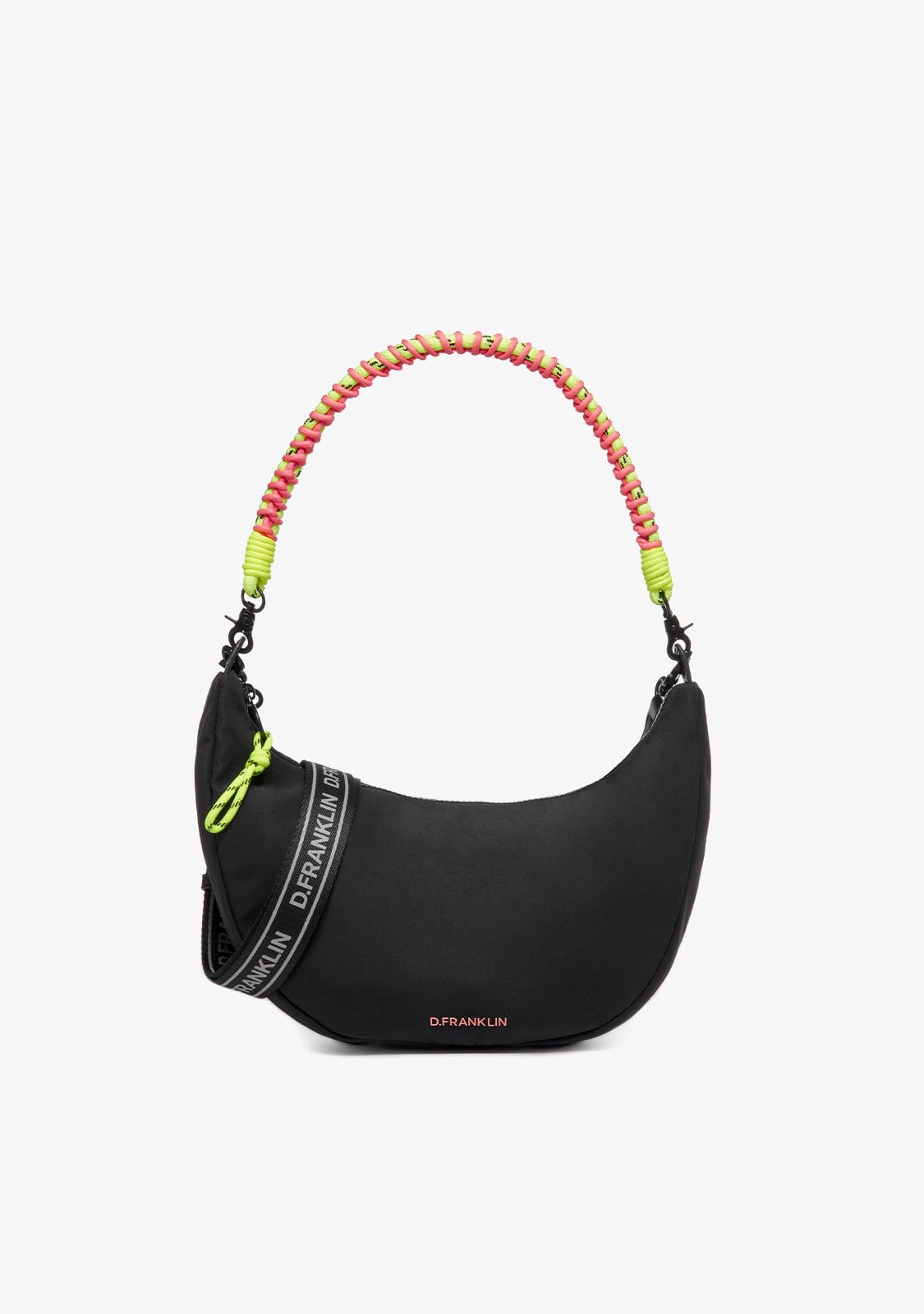 D.franklin Bomb Round Shoulder Bag Black Precio ultrabajo