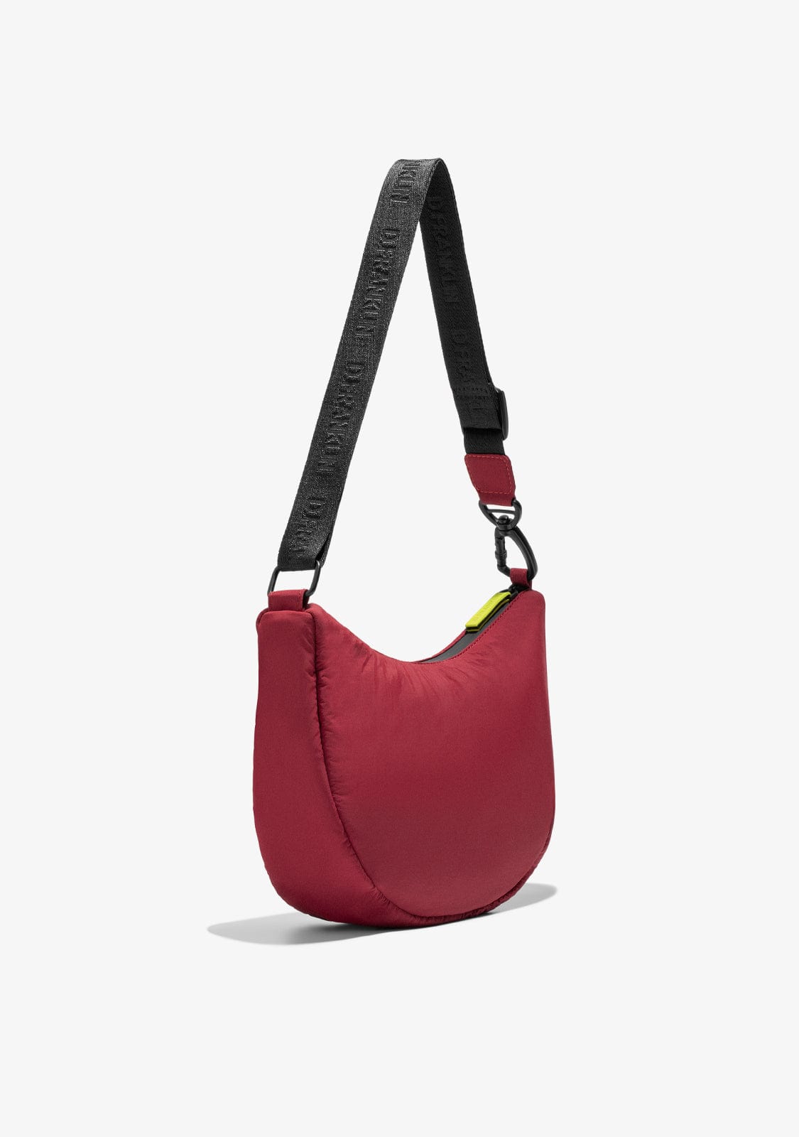 D.franklin Round Nylon Crossbody Bag Red + Custom Set Lime Gran oferta