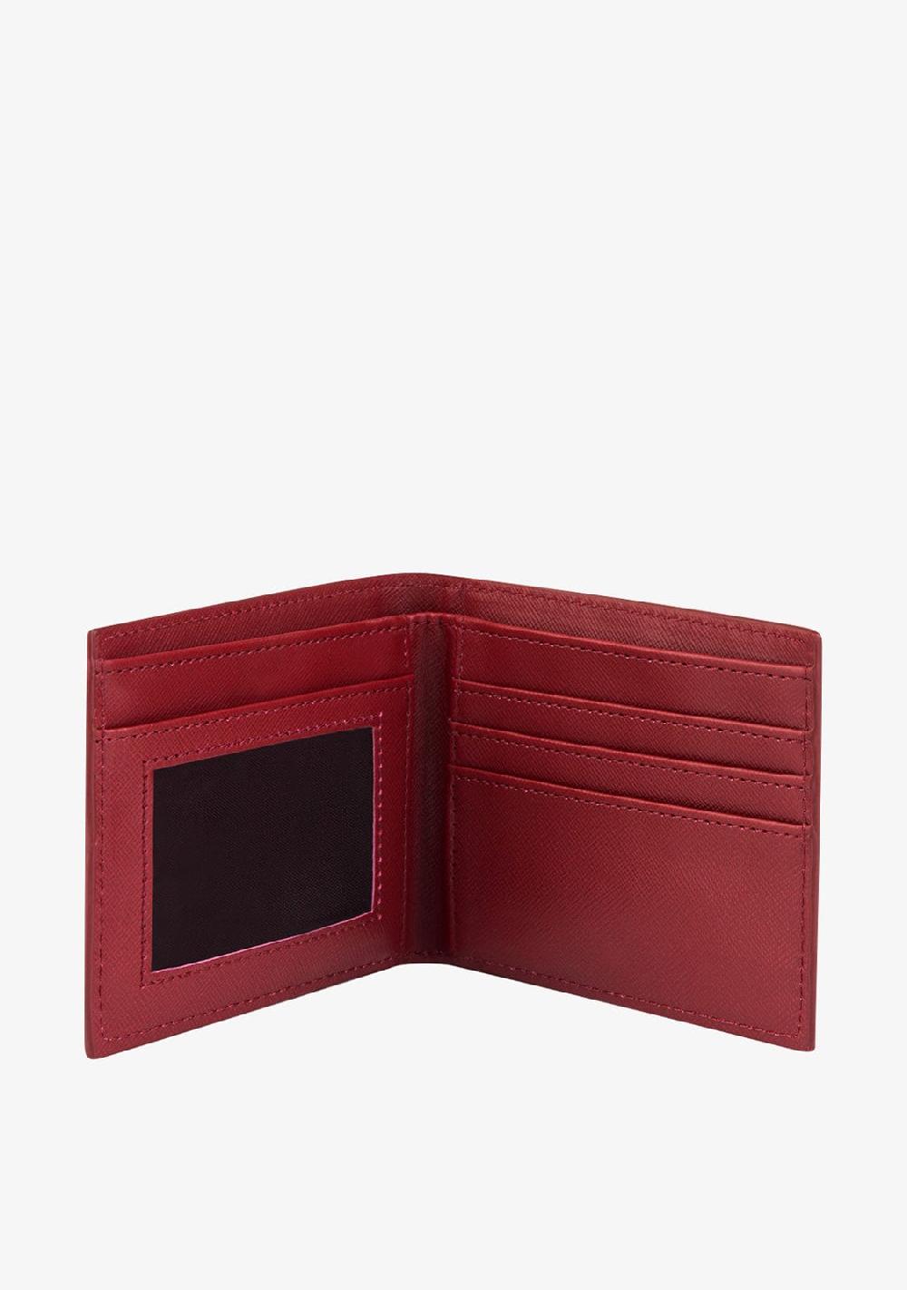 D.franklin Red Billfold Wallet Liquidación