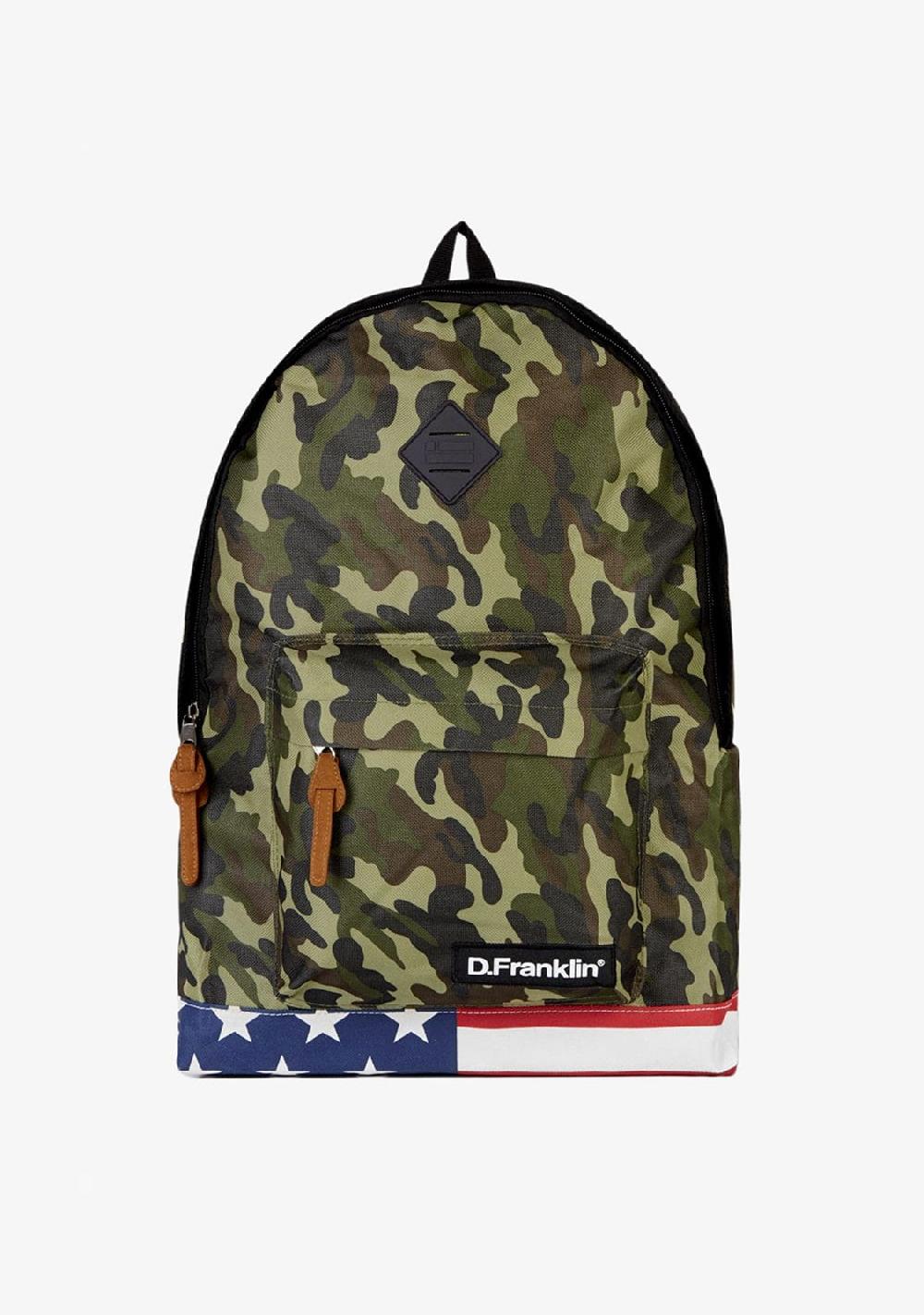 D.franklin Flag Backpack Camo Tienda de fábrica