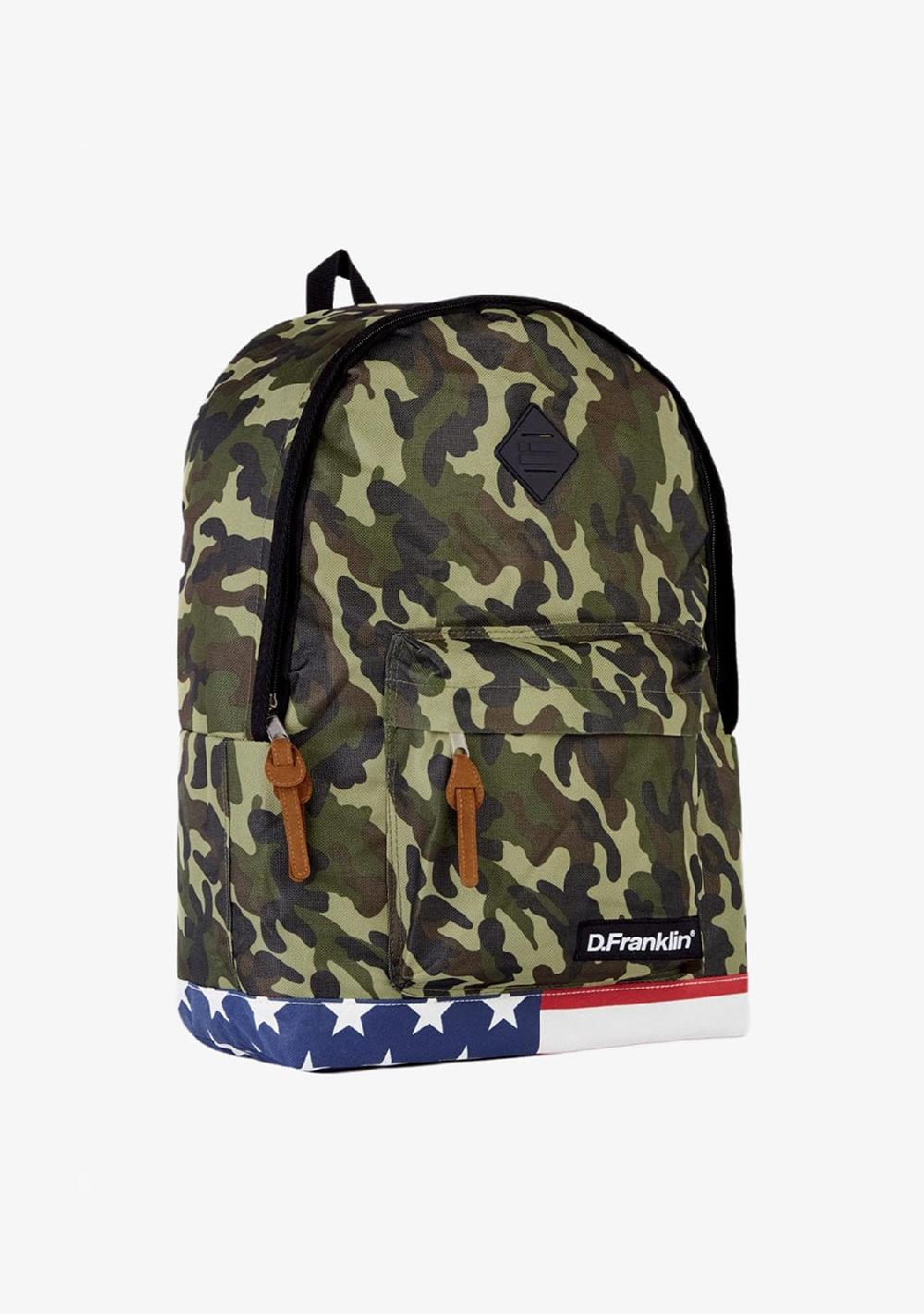 D.franklin Flag Backpack Camo Tienda de fábrica