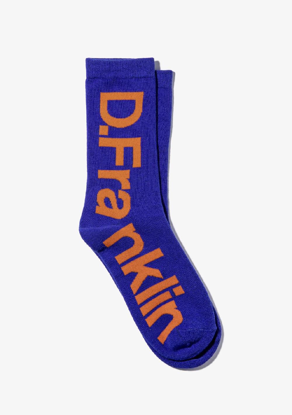 D.franklin DF Socks Blue / Orange Descuento por venta flash