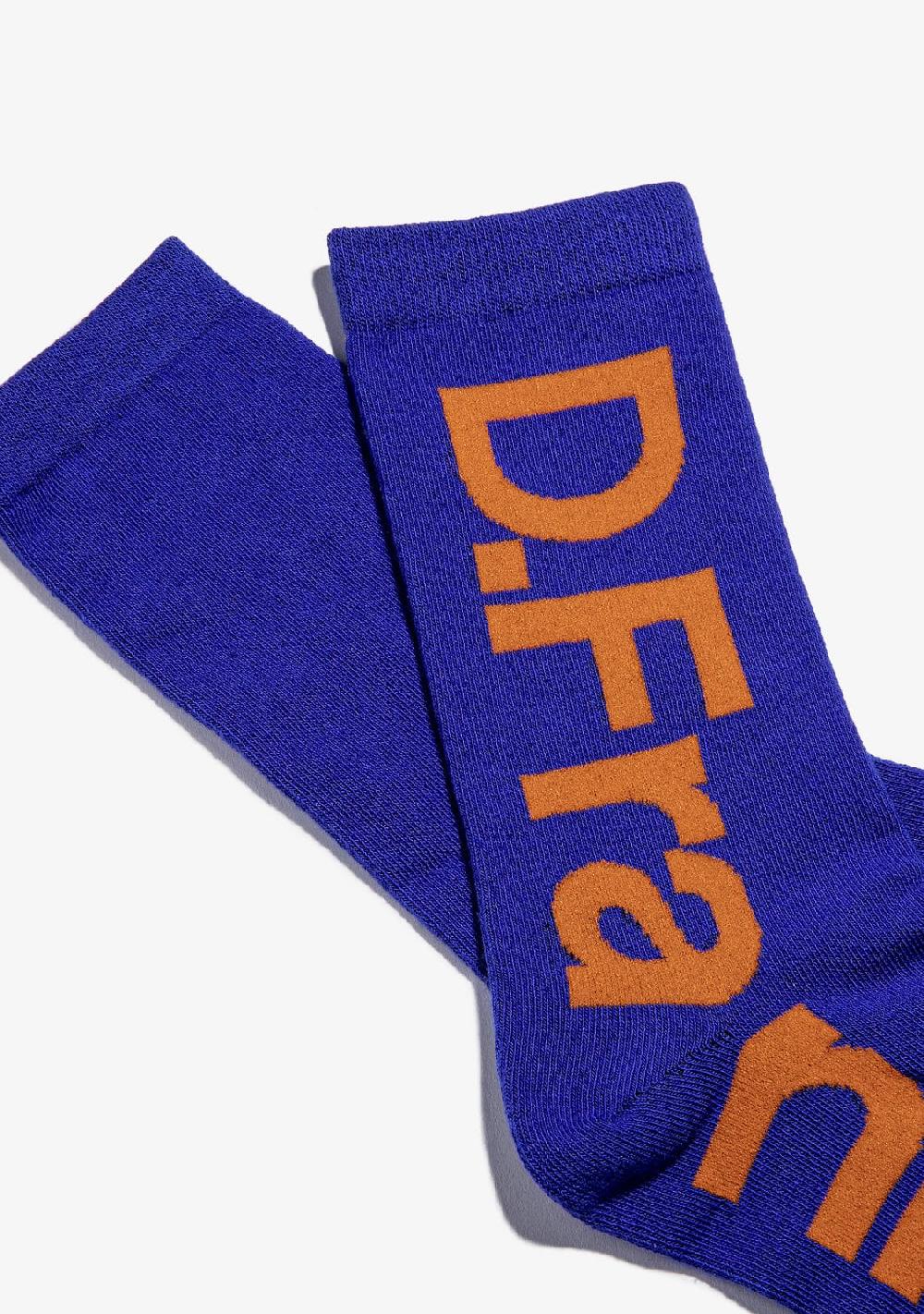 D.franklin DF Socks Blue / Orange Descuento por venta flash
